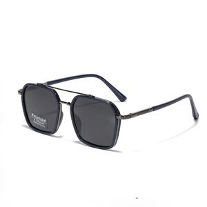 TWO PAIRS Looks Aviator Style, Polarized, Square Sunglasses